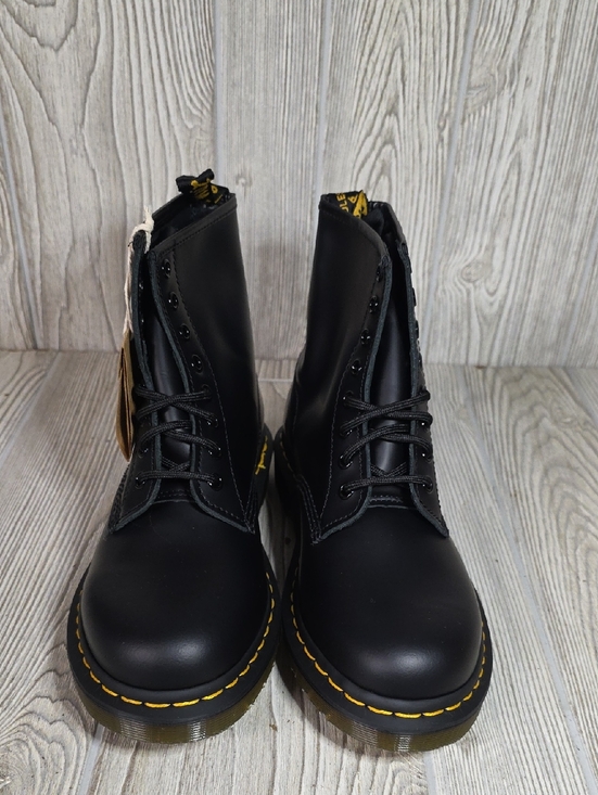 Dr. Martens 1460 Black Smooth Leather Combat Boots Mens 8 Womens 9 NEW main image 13
